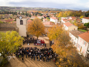 Cérémonie du 11 Novembre à Solaize © Nicolas BENNEGENT